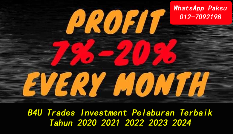 B4U Trades Investment Pelaburan Terbaik Tahun 2020 2021 2022 2023 2024 syarikat company pelaburan investment paling baik terbaik di malaysia