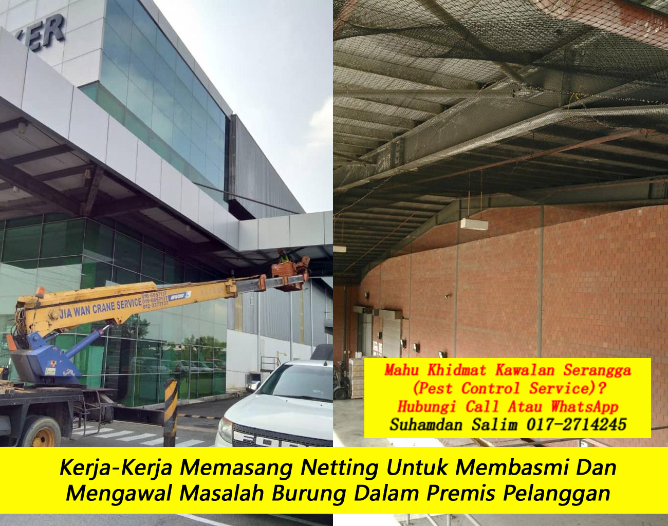 khidmat kawalan serangga burung kelawar syarikat kawalan serangga company pest control KLCC Kuala Lumpur City Centre kl taman perumahan kawasan perindustrian near me felda