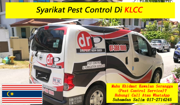 syarikat drpest sdn bhd pest control company khidmat membasmi kawalan makhluk perosak semburan sanitize service covid-19 disinfection services KLCC Kuala Lumpur City Centre kl