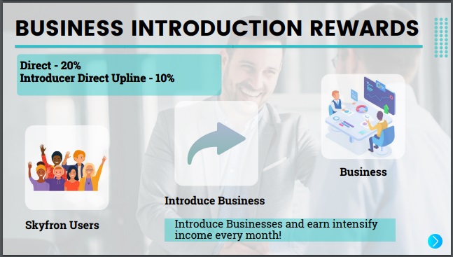 business introduction rewards skyfron