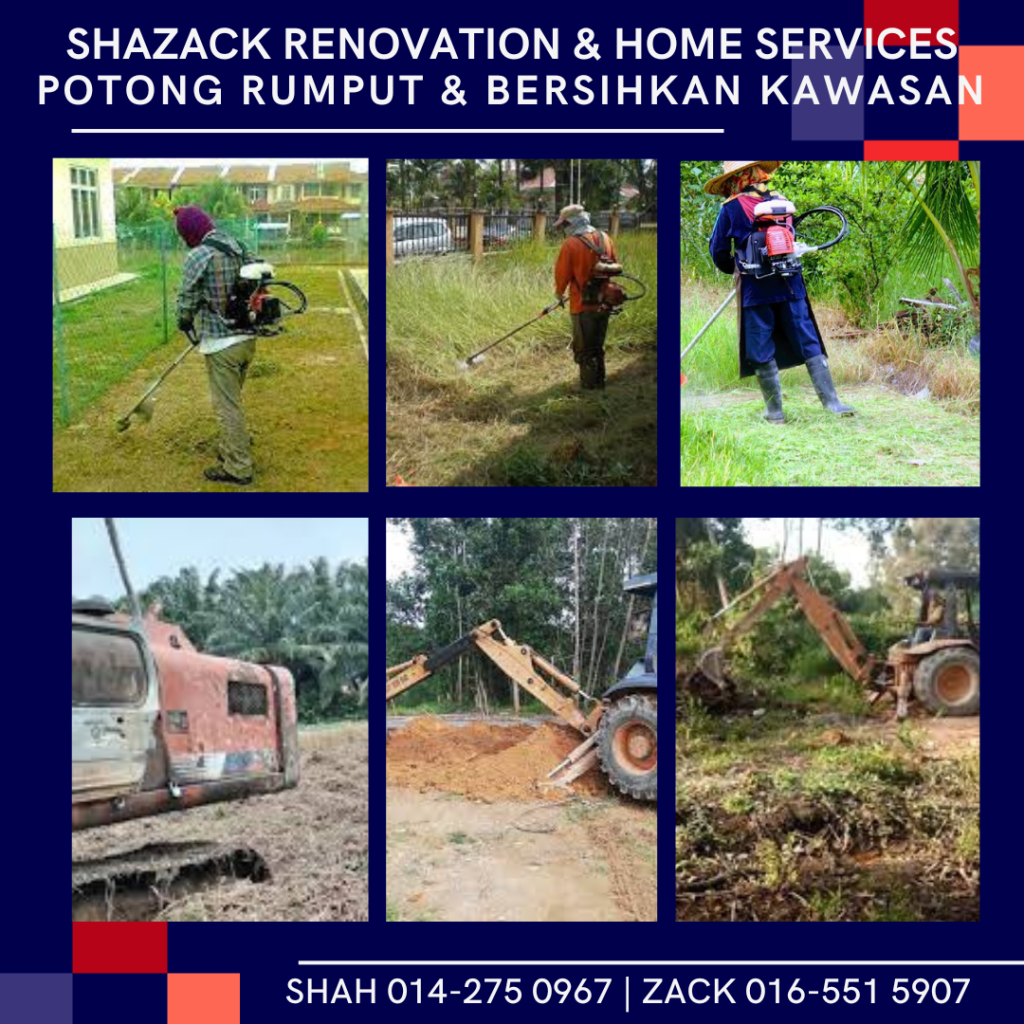 kontraktor khidmat supply pekerja untuk potong rumput dan bersihkan kawasan di larkin