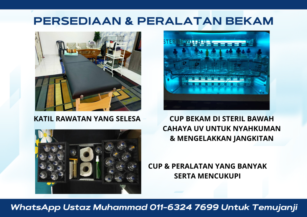rawatan terapi bekam terbaik tukang bekam near me rawat kesihatan tubuh badan dengan rawatan bekam sunnah di larkin