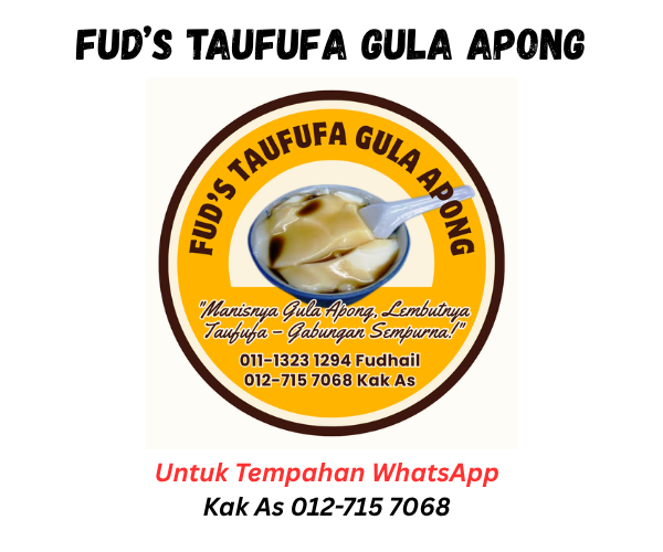 order tempahan beli fuds taufufa gula apong untuk majlis kenduri kahwin majlis jamuan makan makan di taman daya