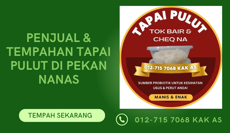 pembekal penjual beli cod dessert pencuci mulut tempahan tapai pulut pekan nanas
