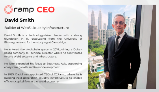 CEO o2ramp mr david smith