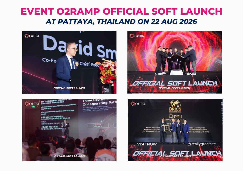 event o2ramp official soft launch at pattaya thailand 22 august 2026