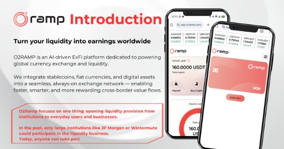 o2ramp peluang untuk buat income pasif hasilkan usdt setiap hari dari business liquidity